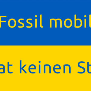 Offener Brief an OBM Jung: Fossil mobil hat keinen Stil